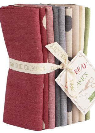 Tilda Chambray Spring Summer Autumn Winter 9 x Fat Quarter Bundle 50cm x 55cm - ThreadandTrimmings