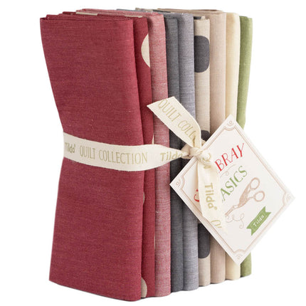 Tilda Chambray Spring Summer Autumn Winter 9 x Fat Quarter Bundle 50cm x 55cm - ThreadandTrimmings