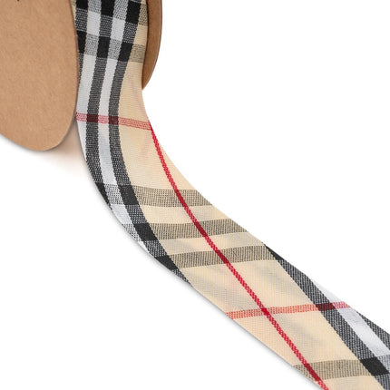 Tartan Bias Binding 25mm Wide By Trimz - ThreadandTrimmings