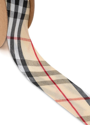 Tartan Bias Binding 25mm Wide By Trimz - ThreadandTrimmings