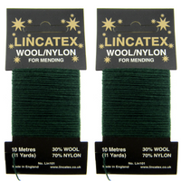 Mending Darning Repair Wool & Yarn by Lincatex - Price is for 2 x 10 Meter Cards