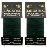 Mending Darning Repair Wool & Yarn by Lincatex - Price is for 2 x 10 Meter Cards