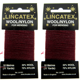 Mending Darning Repair Wool & Yarn by Lincatex - Price is for 2 x 10 Meter Cards