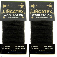 Mending Darning Repair Wool & Yarn by Lincatex - Price is for 2 x 10 Meter Cards