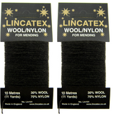 Mending Darning Repair Wool & Yarn by Lincatex - Price is for 2 x 10 Meter Cards