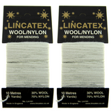 Mending Darning Repair Wool & Yarn by Lincatex - Price is for 2 x 10 Meter Cards