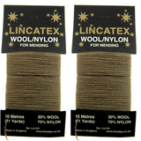 Mending Darning Repair Wool & Yarn by Lincatex - Price is for 2 x 10 Meter Cards