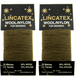 Mending Darning Repair Wool & Yarn by Lincatex - Price is for 2 x 10 Meter Cards