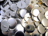 QUALITY PLAIN GOLD METAL POLISHED BLAZER BUTTONS with SHANK (B568) - ThreadandTrimmings