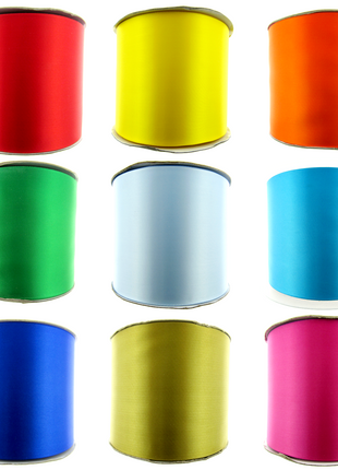 Wide Satin Sash Ribbon - Extra Wide Hen Party Sash Ribbon 2m Length 4 Inch Wide - ThreadandTrimmings