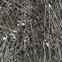 BEST Nickel Plated Safety Pins - Will Not Rust - Five Sizes - Small to Large