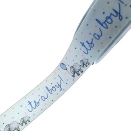 It's a Girl Satin Ribbon By Berisfords -3m Length - ThreadandTrimmings