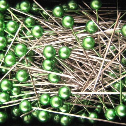 Pearlised Craft Pins 40mm 144 Pins 6 Colours Assorted Quilting Dressmaking - ThreadandTrimmings