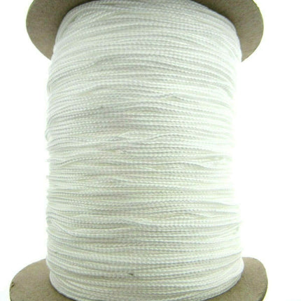 Austrian Festoon Lift Cord - - 250 Meter Full Roll of Black or White 1mm Cord