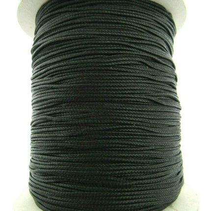 Austrian Festoon Lift Cord - - 250 Meter Full Roll of Black or White 1mm Cord