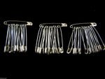 Extra Large Steel Safety Pins - 57mm - 36 Pins Per Pack -  Good Quality