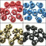 CORD STOPPER LOCK END TOGGLES with METAL  SPRING - 20mm x 18mm - FASTENERS
