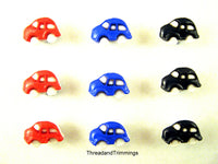 CAR BUTTONS - 12mm Novelty / BABY / VW BEETLE BUG CAR BUTTONS