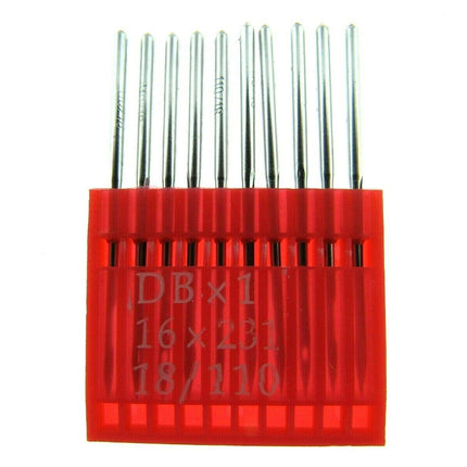 Flatbed Industrial Fit Sewing Machine Needles - Sizes 9/10/11/14/16/18 - ThreadandTrimmings