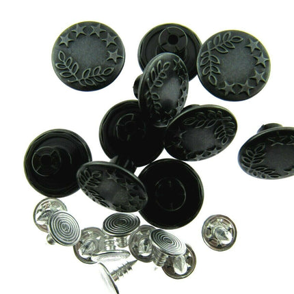 17mm JEAN BUTTONS / HAMMER BACK DENIM BUTTONS - ThreadandTrimmings