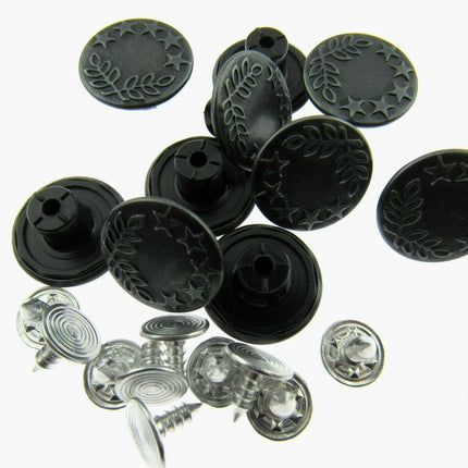 17mm JEAN BUTTONS / HAMMER BACK DENIM BUTTONS - ThreadandTrimmings