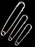 Steel Kilt Pins - For Shawls & Brooches - Choose From 3 Sizes & Pack Sizes