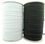 12 CORD ELASTIC - BLACK or WHITE  ( 9mm APPROX) - ThreadandTrimmings