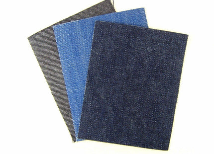 Iron on Denim Patches / Mending Repair patches (10cm x 12.5cm) - ThreadandTrimmings