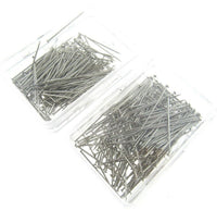 Mild Steel Sewing Dressmaker Pins 26mm Nickel Plated Straight Pins 2 x Box 5000