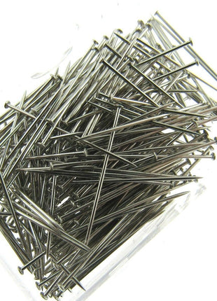 Mild Steel Sewing Dressmaker Pins 26mm Nickel Plated Straight Pins 2 x Box 5000