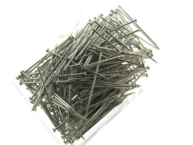 Mild Steel Sewing Dressmaker Pins 26mm Nickel Plated Straight Pins 2 x Box 5000