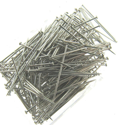 Mild Steel Sewing Dressmaker Pins 26mm Nickel Plated Straight Pins 2 x Box 5000