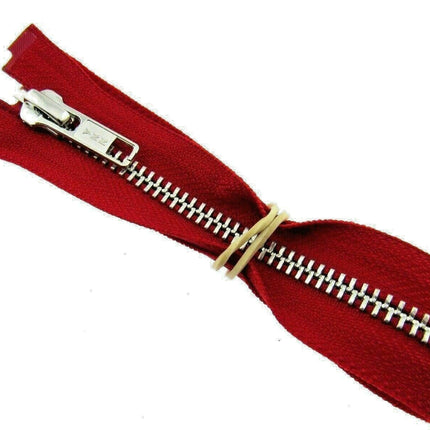 YKK METAL OPEN END ZIP FASTENER (No 5 WEIGHT) YKK SEPARATING ZIPPER / 9 COLOURS - ThreadandTrimmings