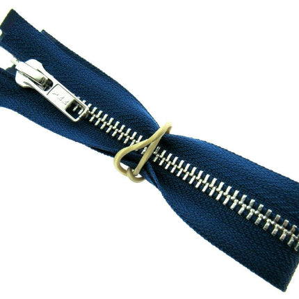 YKK METAL OPEN END ZIP FASTENER (No 5 WEIGHT) YKK SEPARATING ZIPPER / 9 COLOURS - ThreadandTrimmings