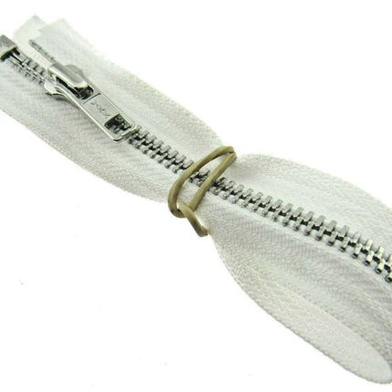 YKK METAL OPEN END ZIP FASTENER (No 5 WEIGHT) YKK SEPARATING ZIPPER / 9 COLOURS - ThreadandTrimmings