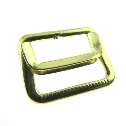GOLD or SILVER 19mm WAISTCOAT BUCKLE with ADJUSTING BAR - ThreadandTrimmings