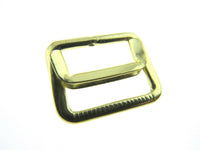 GOLD or SILVER 19mm WAISTCOAT BUCKLE with ADJUSTING BAR - ThreadandTrimmings