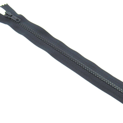 Closed End Chunky Plastic Zips with 5mm Zip Chain Good for Bag Making 8" - 12" - ThreadandTrimmings