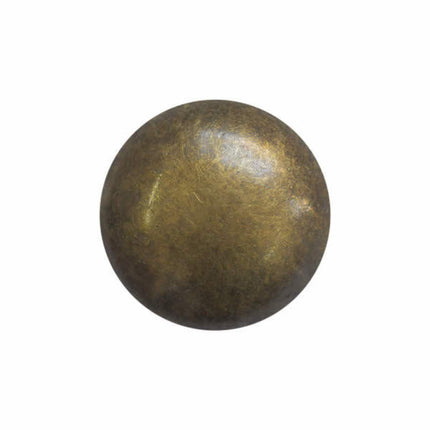 Round Domed Antique Bronze Polished Blazer Buttons - Plastic With Shank - ThreadandTrimmings