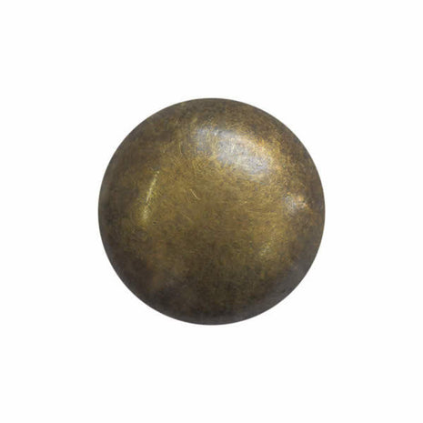 Round Domed Antique Bronze Polished Blazer Buttons - Plastic With Shank - ThreadandTrimmings