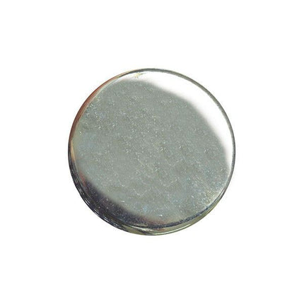 Round Metal Polished Blazer Buttons in Gold or Silver with Shank (B568) - ThreadandTrimmings