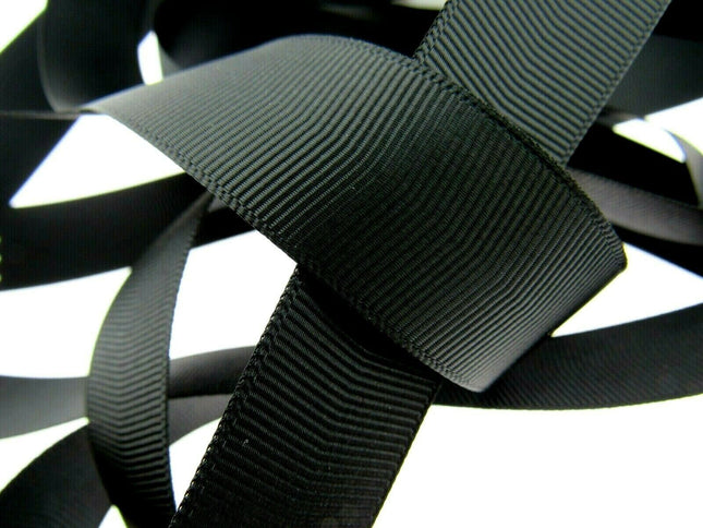 Grosgrain Ribbon 20m Whole Rolls / Choice of 22 Colours & 5 Sizes - ThreadandTrimmings