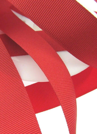 Grosgrain Ribbon 20m Whole Rolls / Choice of 22 Colours & 5 Sizes - ThreadandTrimmings