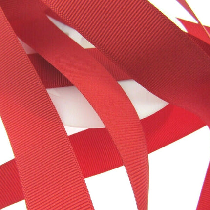 Grosgrain Ribbon 20m Whole Rolls / Choice of 22 Colours & 5 Sizes - ThreadandTrimmings