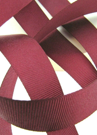 Grosgrain Ribbon 20m Whole Rolls / Choice of 22 Colours & 5 Sizes - ThreadandTrimmings