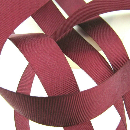 Grosgrain Ribbon 20m Whole Rolls / Choice of 22 Colours & 5 Sizes - ThreadandTrimmings