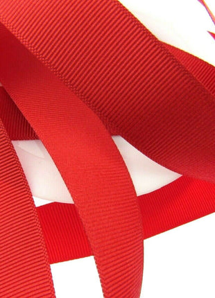 Grosgrain Ribbon 20m Whole Rolls / Choice of 22 Colours & 5 Sizes - ThreadandTrimmings