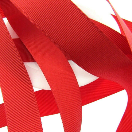 Grosgrain Ribbon 20m Whole Rolls / Choice of 22 Colours & 5 Sizes - ThreadandTrimmings