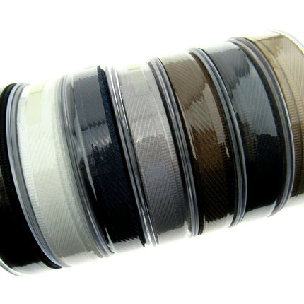 Trouser Kick Tape - 13mm Wide - To Reinforce Trouser Hems - 7 Colours Berisfords - ThreadandTrimmings