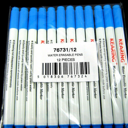 Vanishing Fabric Marker Pens Air or Water Erasable Pens Water Soluble Marker - ThreadandTrimmings